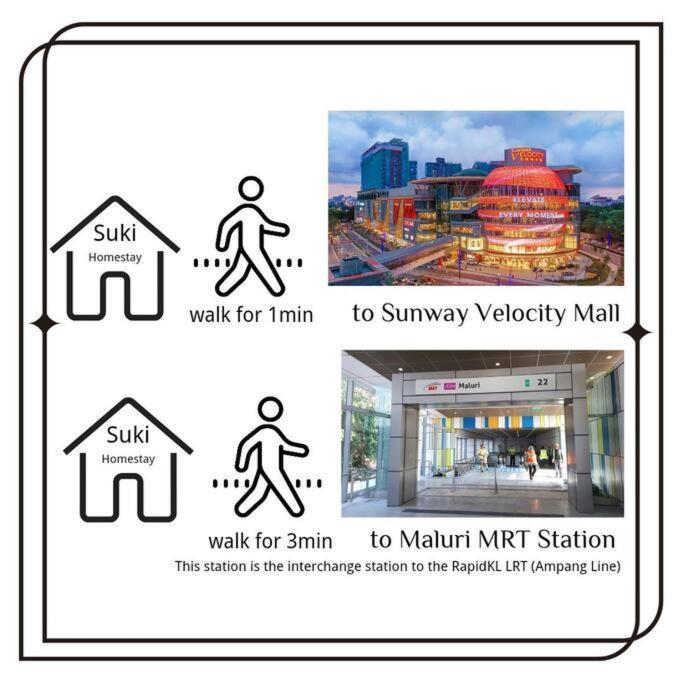 Pangsapuri Kl Sunway Velocity Two - Link Bridge To Velocity Mall & Mrt - Spacious 3b-2r For 6-8pax